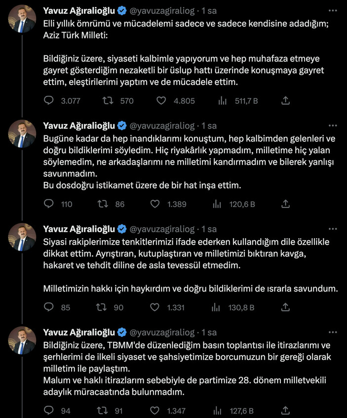 Yavuz Ağıralioğlu'ndan İYİ Parti kararı: Bu vebale ortak olmayacağım